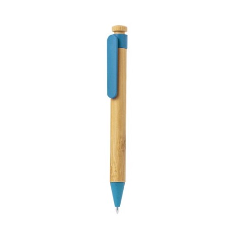 Stylo Éco-responsable en Bambou - Cadeau d'Entreprise Melky Matières : bambou Couleurs : vert impression logo haute qualité