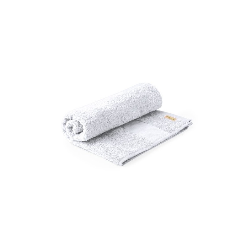 Serviette Éco-responsable et Élégante en Coton Biologique Koleva Matières : coton organique Couleurs : bleu objet publicitaire r
