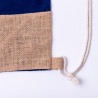 Sac à Dos Publicitaire Personnalisé Zyndrax Matières : coton Couleurs : bleu marine impression haute définition