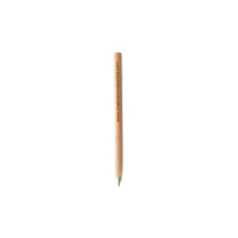 Stylo à bille en bois publicitaire - BOISEL Matières : bois Couleurs : bois personnalisable avec votre logo