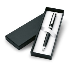 Stylo-bille twist laqué en métal personnalisé OLYMPIA Matières : métal Couleurs : noir
