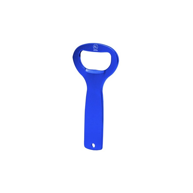 Ouvre Bouteille Éco-responsable Personnalisé en Aluminium Recyclé Gambit Matières : aluminium recyclé  Couleurs : rouge impressi