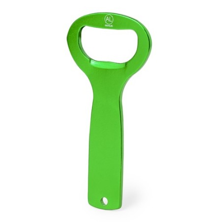 Ouvre Bouteille Éco-responsable Personnalisé en Aluminium Recyclé Gambit Matières : aluminium recyclé  Couleurs : rouge personna