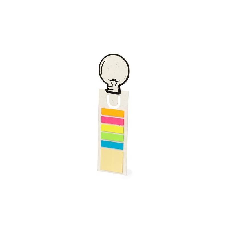 Marque Pages Éco-responsable Personnalisés Ensemencés Kich Couleurs : blanc cadeau entreprise pas cher