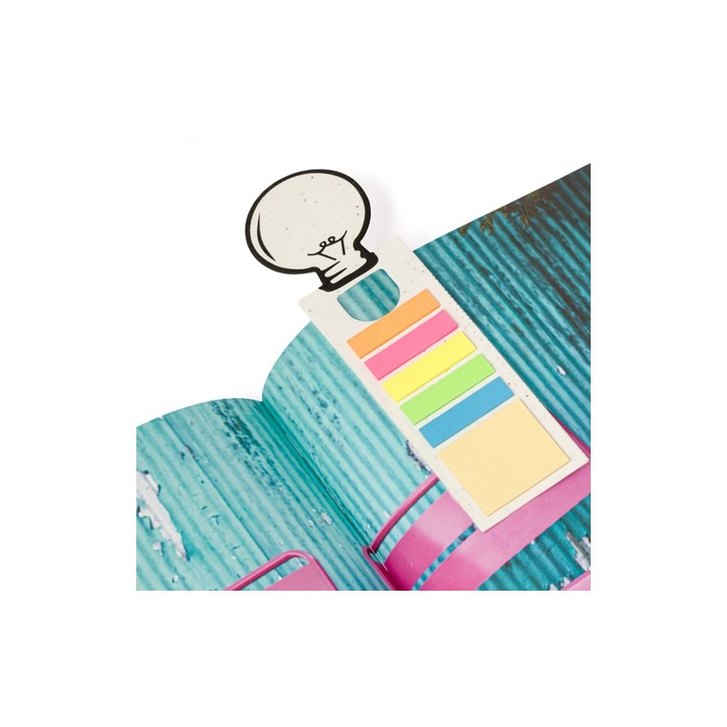 Marque Pages Éco-responsable Personnalisés Ensemencés Kich Couleurs : blanc goodies publicitaire événementiel