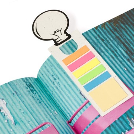 Marque Pages Éco-responsable Personnalisés Ensemencés Kich Couleurs : blanc goodies publicitaire événementiel