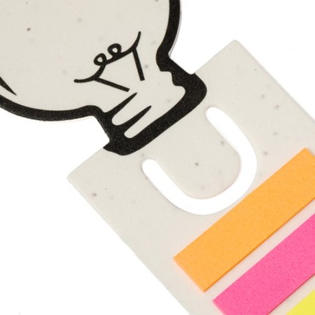 Marque Pages Éco-responsable Personnalisés Ensemencés Kich Couleurs : blanc impression haute définition