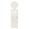 Marque Pages Éco-responsable Personnalisés Ensemencés Kich Couleurs : blanc marquage laser ultra précis