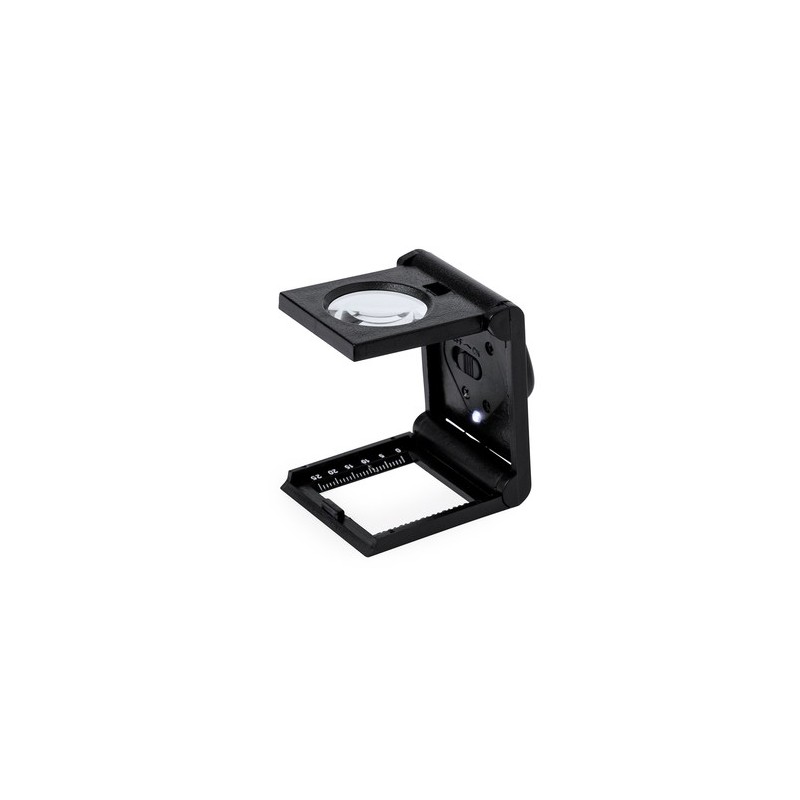 Loupe Pratique Personnalisée 8X pour Bureau - Tudels Couleurs : noir cadeau entreprise pas cher