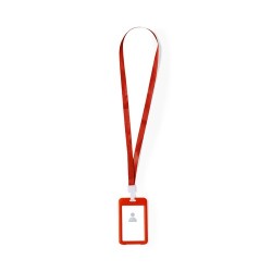 Lanyard Personnalisé Économique Porte-Badge - Fleck Matières : polyester Couleurs : bleu impression logo haute qualité