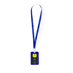 Lanyard Personnalisé Économique Porte-Badge - Fleck Matières : polyester Couleurs : rouge goodies personnalisé en stock