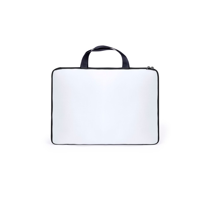Housse Éco-responsable et Personnalisée pour Ordinateur Portable - Lury Matières : softshell Couleurs : blanc