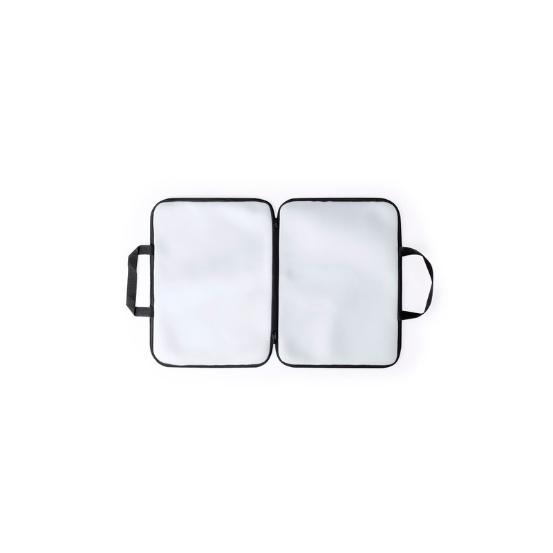 Housse Éco-responsable et Personnalisée pour Ordinateur Portable - Lury Matières : softshell Couleurs : blanc goodies publicitai