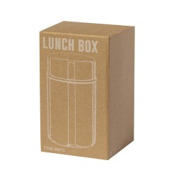Boîte à Lunch Personnalisable Éco-responsable Zanka Matières : acier inoxydable Couleurs : noir cadeau client original