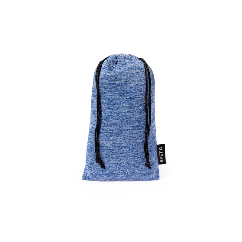 Étui Éco-responsable Personnalisé Mode Torlax à prix avantageux Couleurs : bleu Matières : polyester recyclé cadeau collaborateu