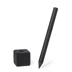Crayon Éco-responsable Personnalisé d'Écriture Soiny Matières : carton recyclé Couleurs : noir cadeau collaborateur premium