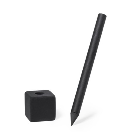 Crayon Éco-responsable Personnalisé d'Écriture Soiny Matières : carton recyclé Couleurs : naturel personnalisation rapide en Fra