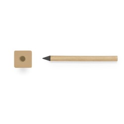 Crayon Éco-responsable Personnalisé d'Écriture Soiny Matières : carton recyclé Couleurs : naturel accessoire événementiel unique