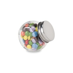 Bonbonnière chocolat personnalisée 30 g - CHOCKY Matières : verre Couleurs : multicolore