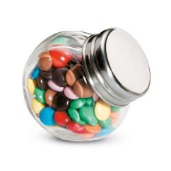 Bonbonnière chocolat personnalisée 30 g - CHOCKY Matières : verre Couleurs : multicolore 2
