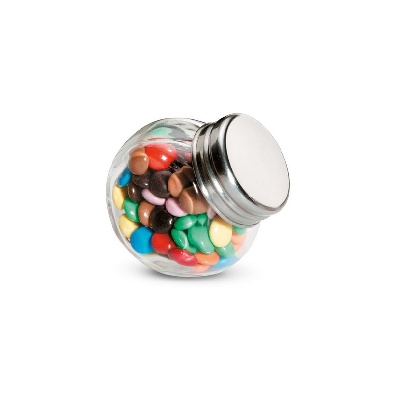 Bonbonnière chocolat personnalisée 30 g - CHOCKY Matières : verre Couleurs : multicolore personnalisable avec votre logo