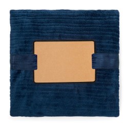 Couverture Personnalisée Éco-responsable Cadeau d'Entreprise Cindra Matières : polyester Couleurs : marron objet promotionnel éc