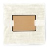 Couverture Personnalisée Éco-responsable Cadeau d'Entreprise Cindra Matières : polyester Couleurs : naturel personnalisable avec