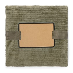 Couverture Personnalisée Éco-responsable Cadeau d'Entreprise Cindra Matières : polyester Couleurs : naturel goodies entreprise d