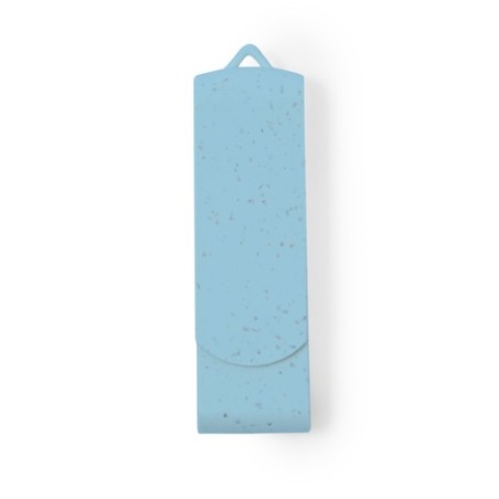 Clé USB Éco-responsable Pratique Personnalisée 16GB Brounik Matières : ABS Couleurs : bleu