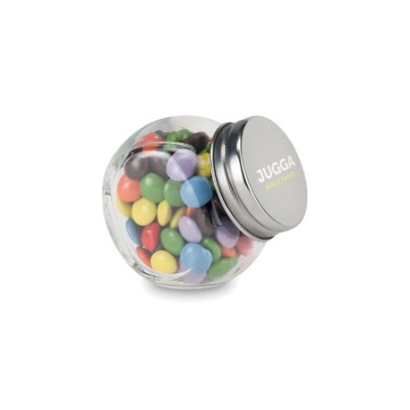 Bonbonnière chocolat personnalisée 30 g - CHOCKY Matières : verre Couleurs : multicolore cadeau entreprise pas cher