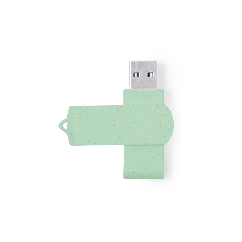 Clé USB Éco-responsable Pratique Personnalisée 16GB Brounik Matières : ABS Couleurs : bleu objet promotionnel éco-responsable