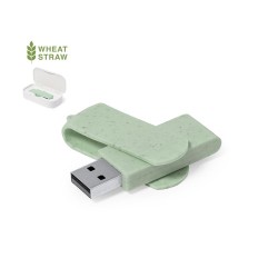 Clé USB Éco-responsable Pratique Personnalisée 16GB Brounik Matières : ABS Couleurs : rouge impression haute définition