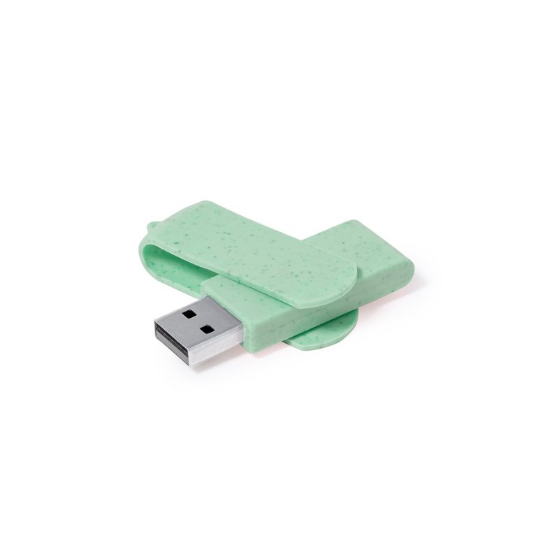 Clé USB Éco-responsable Pratique Personnalisée 16GB Brounik Matières : ABS Couleurs : naturel goodies publicitaire durable