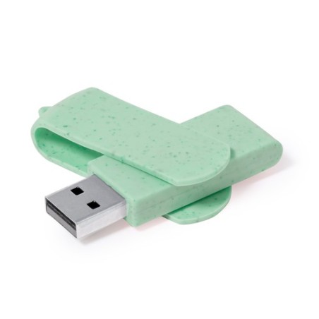 Clé USB Éco-responsable Pratique Personnalisée 16GB Brounik Matières : ABS Couleurs : naturel goodies publicitaire durable