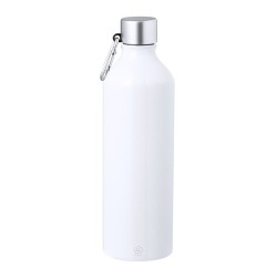 Gourde Éco-responsable Personnalisée en Aluminium 800 ml - Winex Matières : aluminium recyclé  Couleurs : blanc