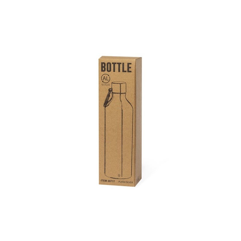 Gourde Éco-responsable Personnalisée en Aluminium 800 ml - Winex Matières : aluminium recyclé  Couleurs : argenté cadeau entrepr