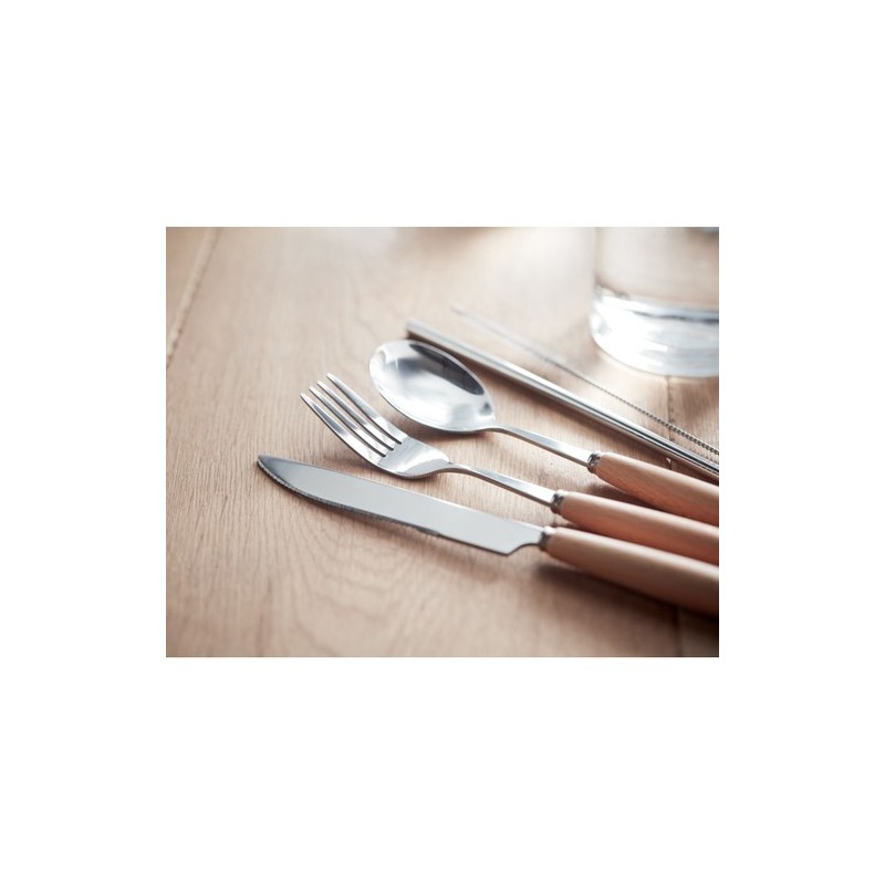 Couverts en Acier Inoxydable CUSTA SET - Écologique et Pratique