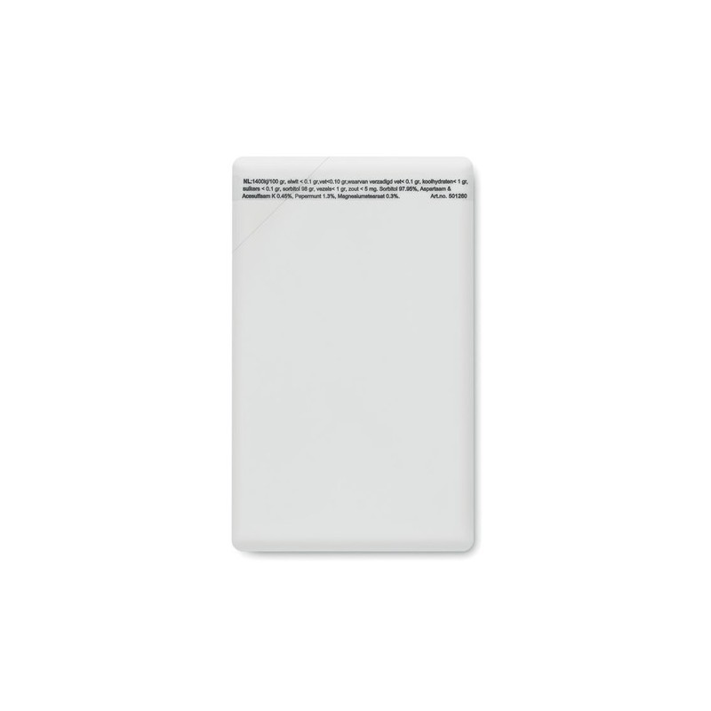 Distributeur publicitaire de menthe personnalisé - MINTCARD accessoire événementiel unique