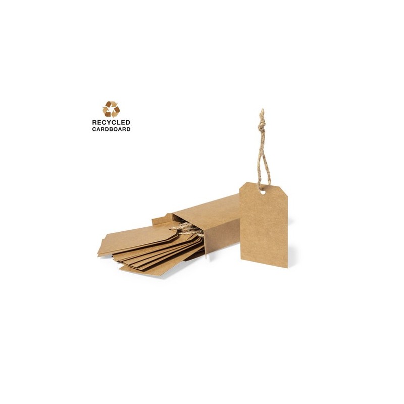 Set Pratiques Éco-responsables d'Étiquettes de Présentation Qualix Matières : carton recyclé