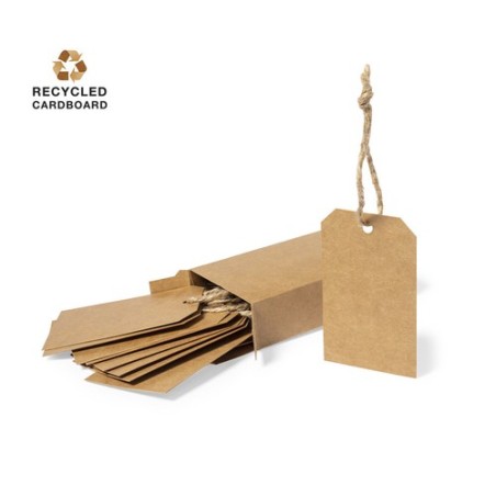 Set Pratiques Éco-responsables d'Étiquettes de Présentation Qualix Matières : carton recyclé