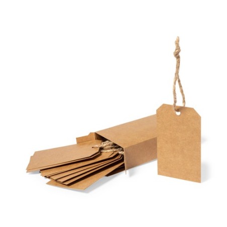 Set Pratiques Éco-responsables d'Étiquettes de Présentation Qualix Matières : carton recyclé cadeau entreprise pas cher