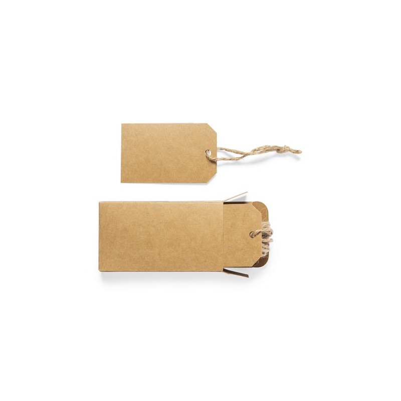 Set Pratiques Éco-responsables d'Étiquettes de Présentation Qualix Matières : carton recyclé cadeau collaborateur premium