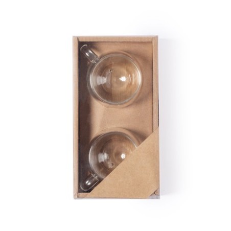 Set de Mugs en Verre Borosilicate Personnalisés Gladen livraison express 24h 48h