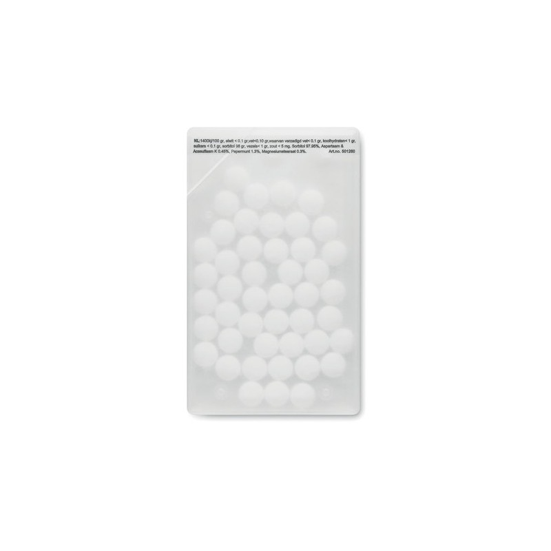 Distributeur publicitaire de menthe personnalisé - MINTCARD livraison express 24h 48h