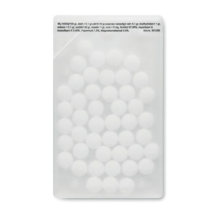 Distributeur publicitaire de menthe personnalisé - MINTCARD livraison express 24h 48h