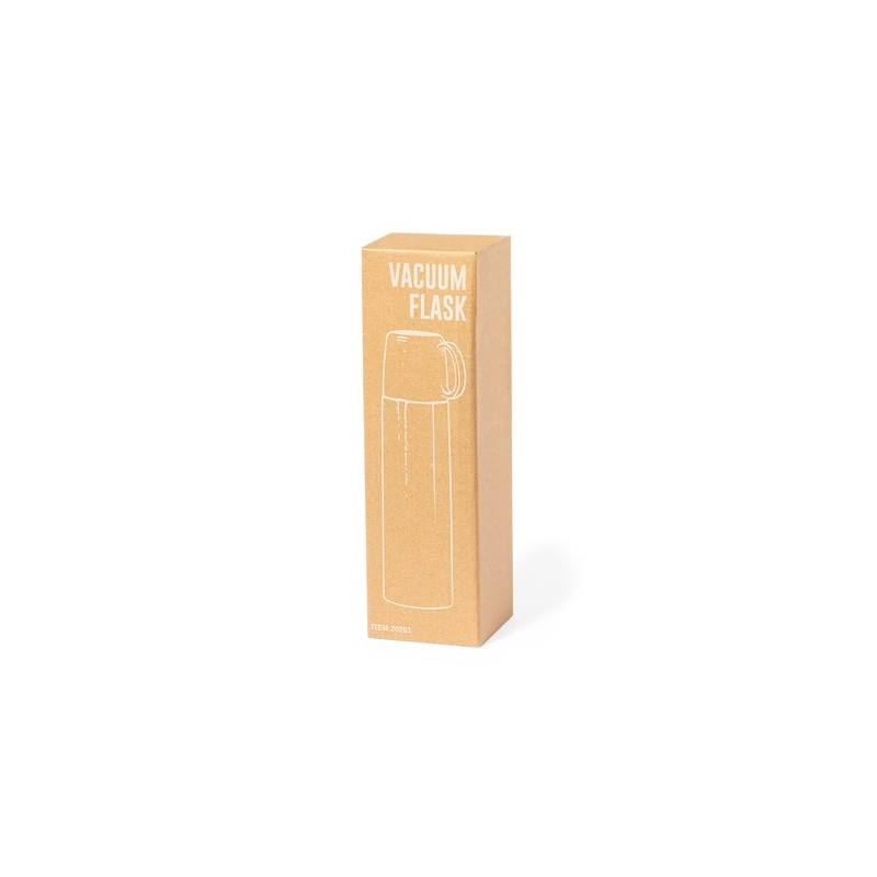 Bouteille Isotherme Personnalisée 500 ml Pas Cher - Tibber Matières : acier inoxydable Couleurs : noir cadeau entreprise pas che