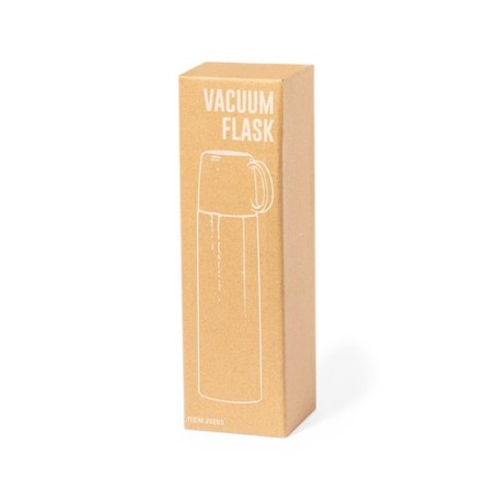 Bouteille Isotherme Personnalisée 500 ml Pas Cher - Tibber Matières : acier inoxydable Couleurs : noir cadeau entreprise pas che