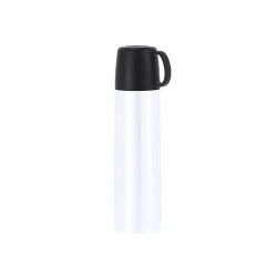 Bouteille Isotherme Personnalisée 500 ml Pas Cher - Tibber Matières : acier inoxydable Couleurs : noir objet publicitaire robust