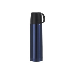 Bouteille Isotherme Personnalisée 500 ml Pas Cher - Tibber Matières : acier inoxydable Couleurs : noir objet promotionnel éco-re