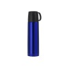 Bouteille Isotherme Personnalisée 500 ml Pas Cher - Tibber Matières : acier inoxydable Couleurs : bleu marquage laser ultra préc